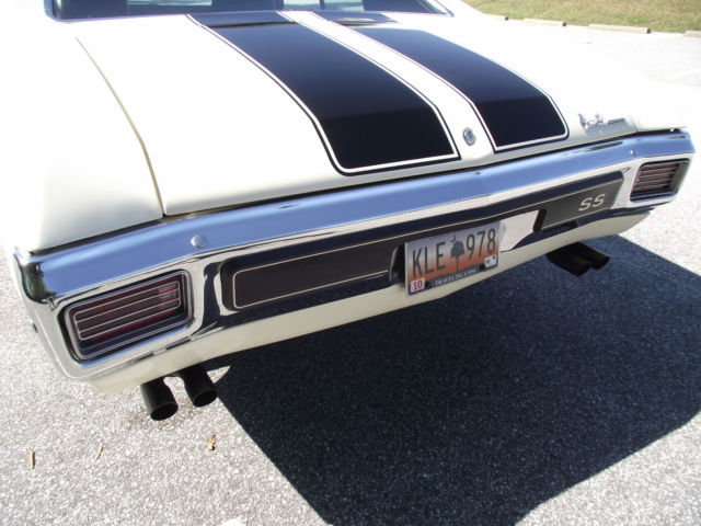 1970 WHITE Chevrolet Chevelle Coupe