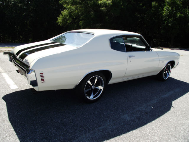 1970 WHITE Chevrolet Chevelle Coupe