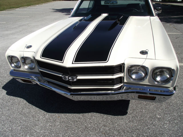 1970 WHITE Chevrolet Chevelle Coupe