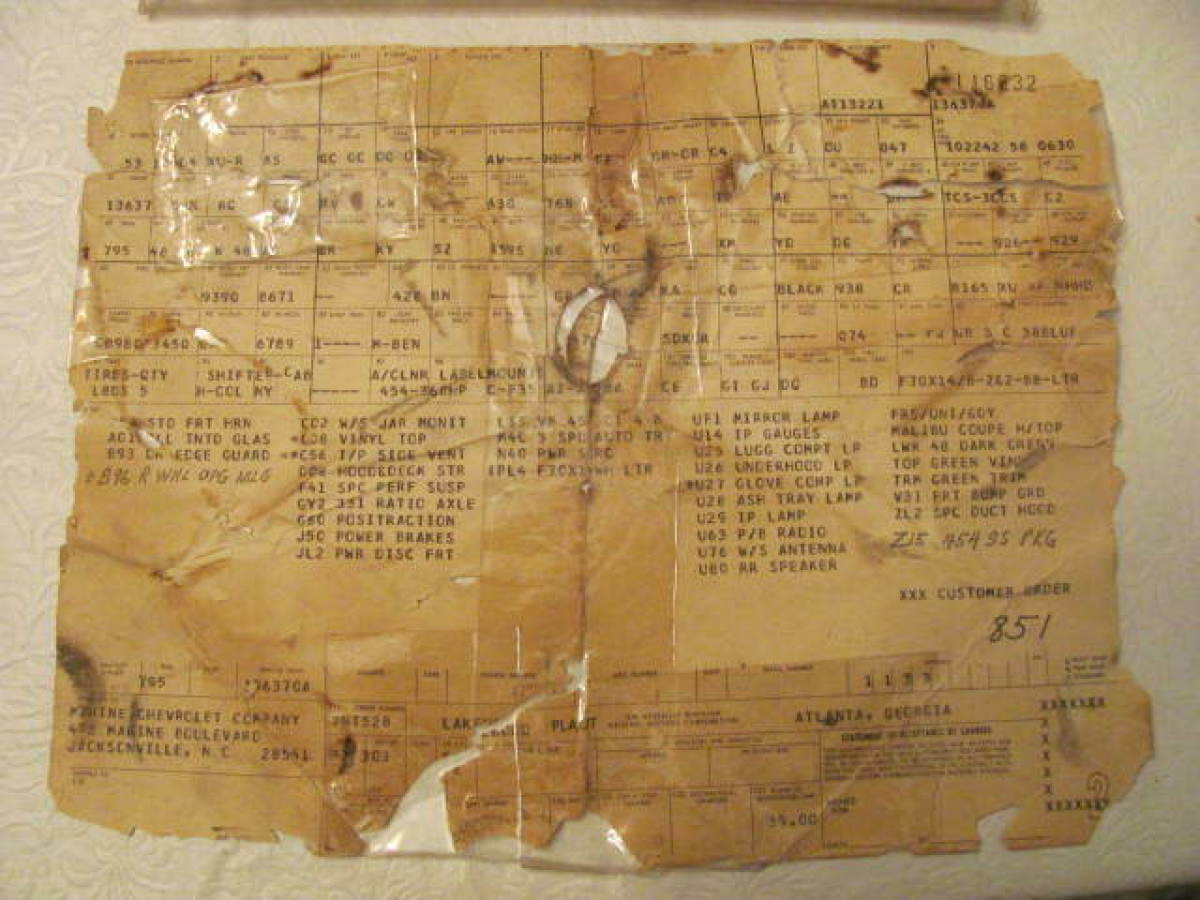 1970 Green Chevrolet Chevelle Coupe