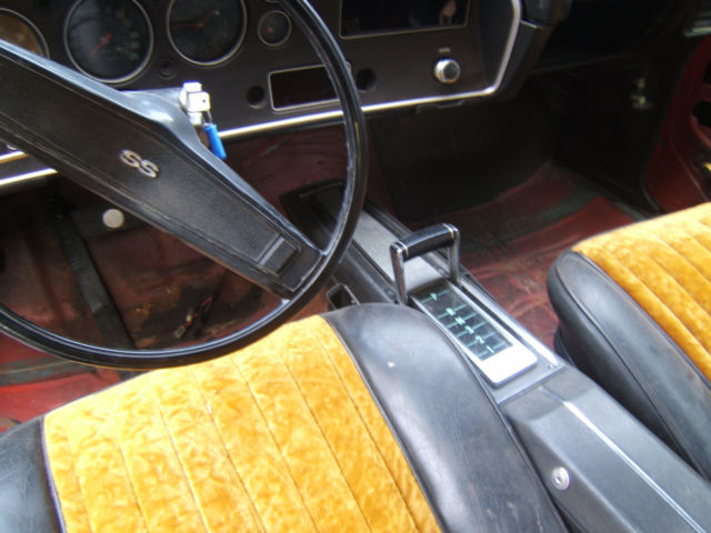 1970 Red Chevrolet Chevelle Coupe