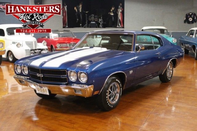 1970 Blue Chevrolet Chevelle --