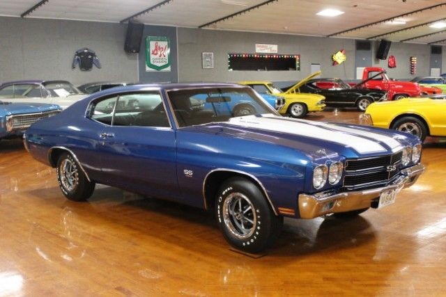 1970 Blue Chevrolet Chevelle --