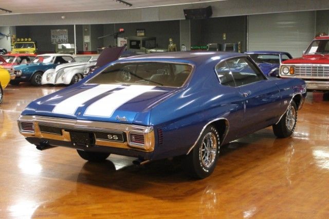 1970 Blue Chevrolet Chevelle --