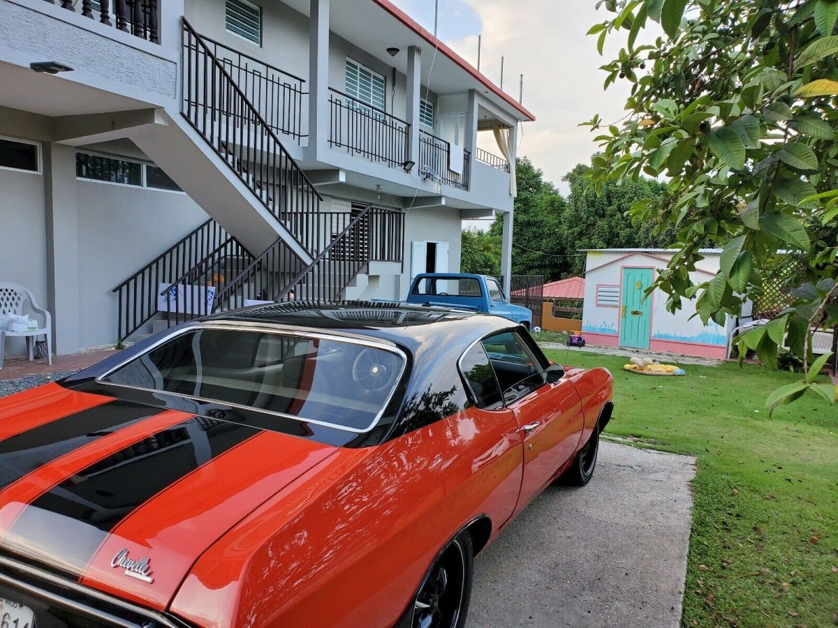1970 Red Chevrolet Chevelle Sedan