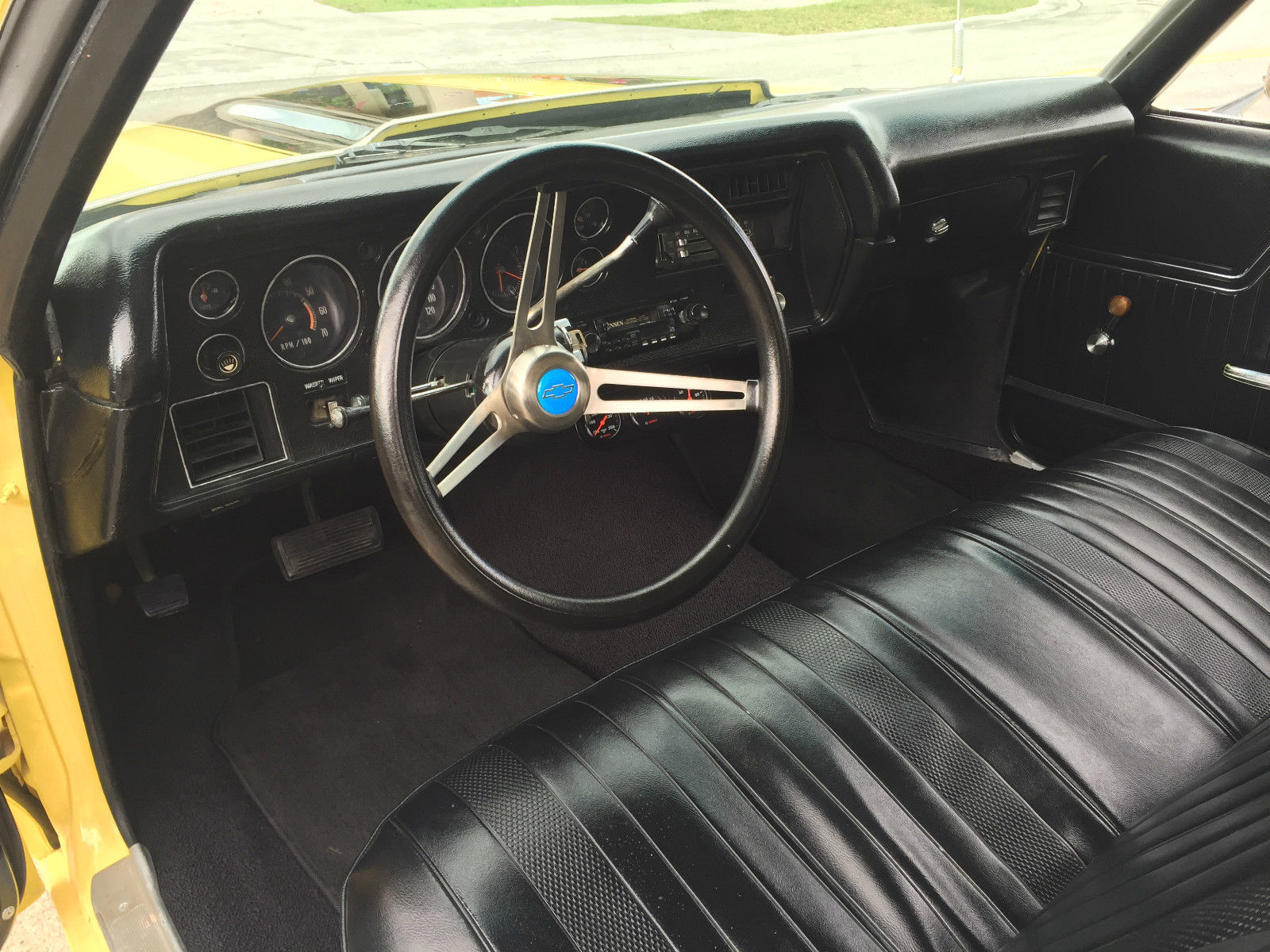 1970 Yellow Chevrolet Chevelle Coupe