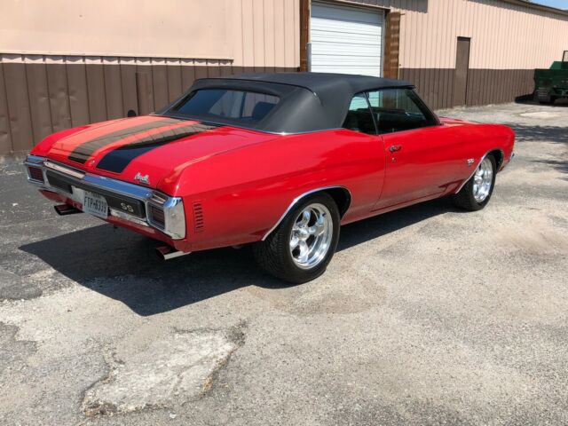 1970 Red Chevrolet Chevelle Convertible