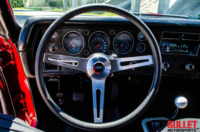 1970 Red Chevrolet Chevelle Coupe