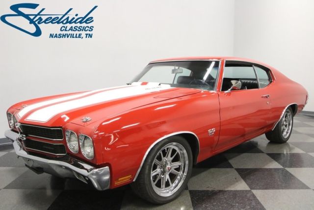 1970 Red Chevrolet Chevelle Coupe