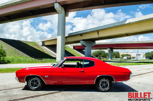 1970 Red Chevrolet Chevelle Coupe
