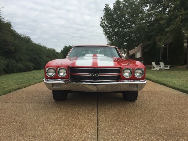 1970 Red Chevrolet Chevelle Coupe
