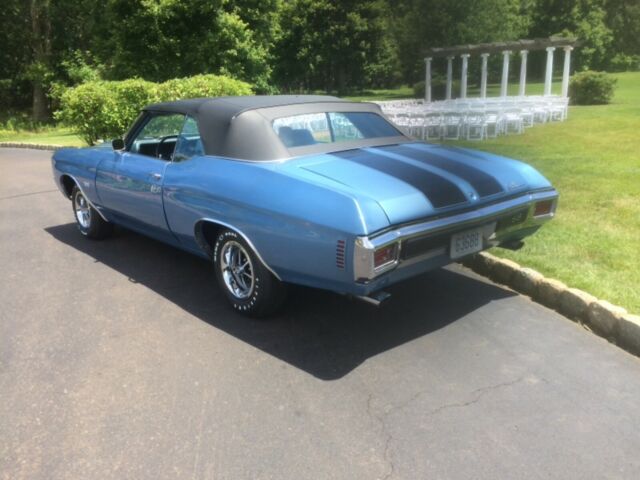 1970 Blue Chevrolet Chevelle Convertible