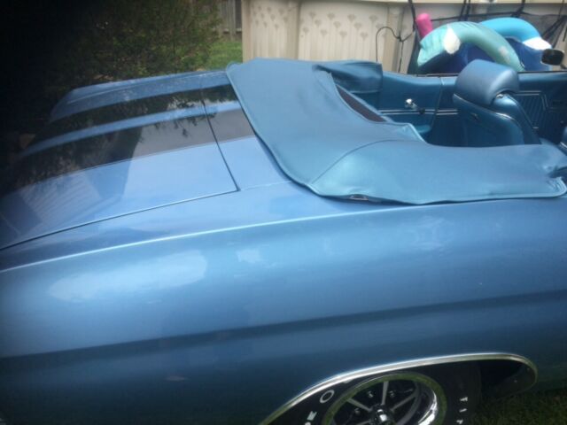 1970 Blue Chevrolet Chevelle Convertible