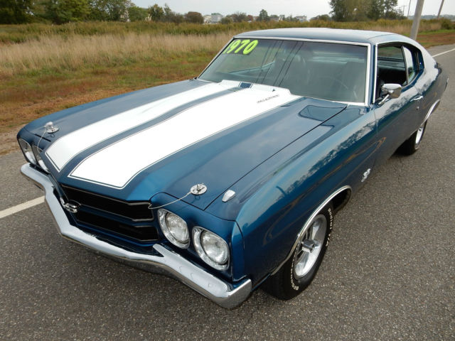 1970 Blue Chevrolet Chevelle Coupe
