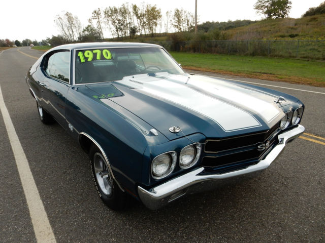 1970 Blue Chevrolet Chevelle Coupe