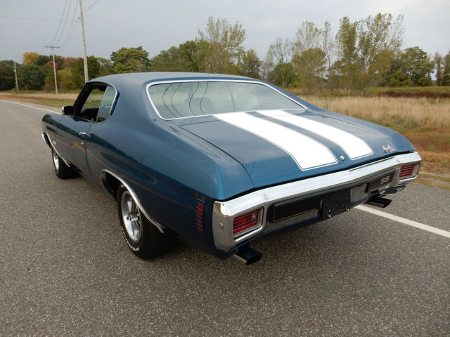 1970 Blue Chevrolet Chevelle Coupe