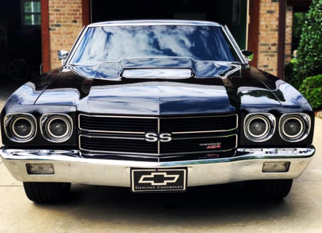 1970 Black Chevrolet Chevelle Coupe