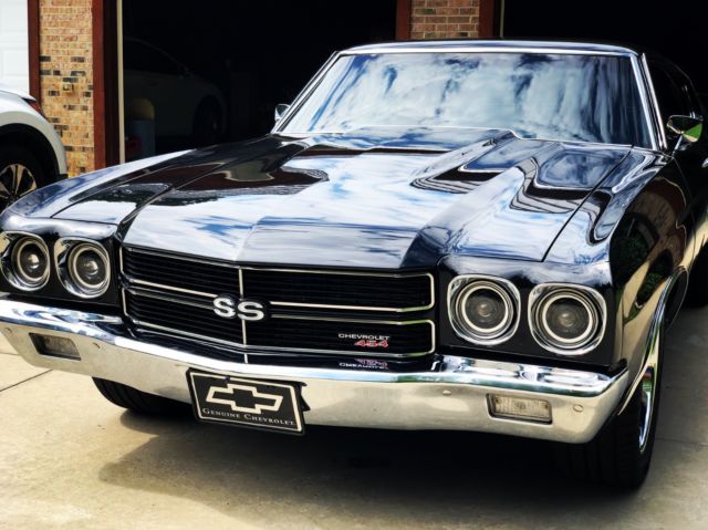 1970 Black Chevrolet Chevelle Coupe