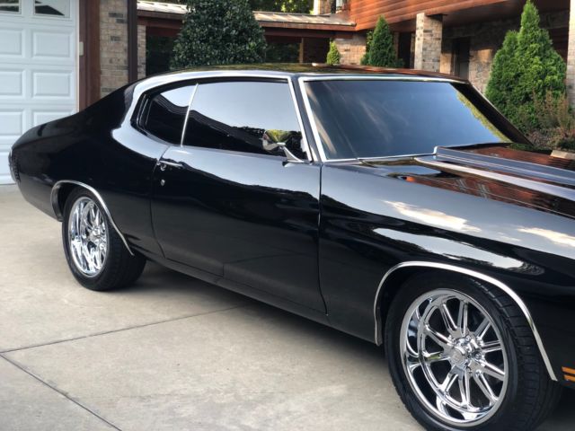 1970 Black Chevrolet Chevelle Coupe