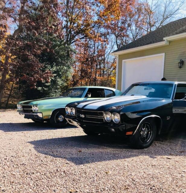 1970 Black Chevrolet Chevelle Coupe