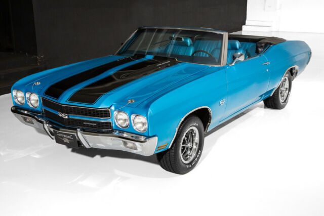 1970 Black Chevrolet Chevelle Convertible