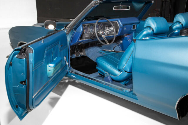 1970 Black Chevrolet Chevelle Convertible