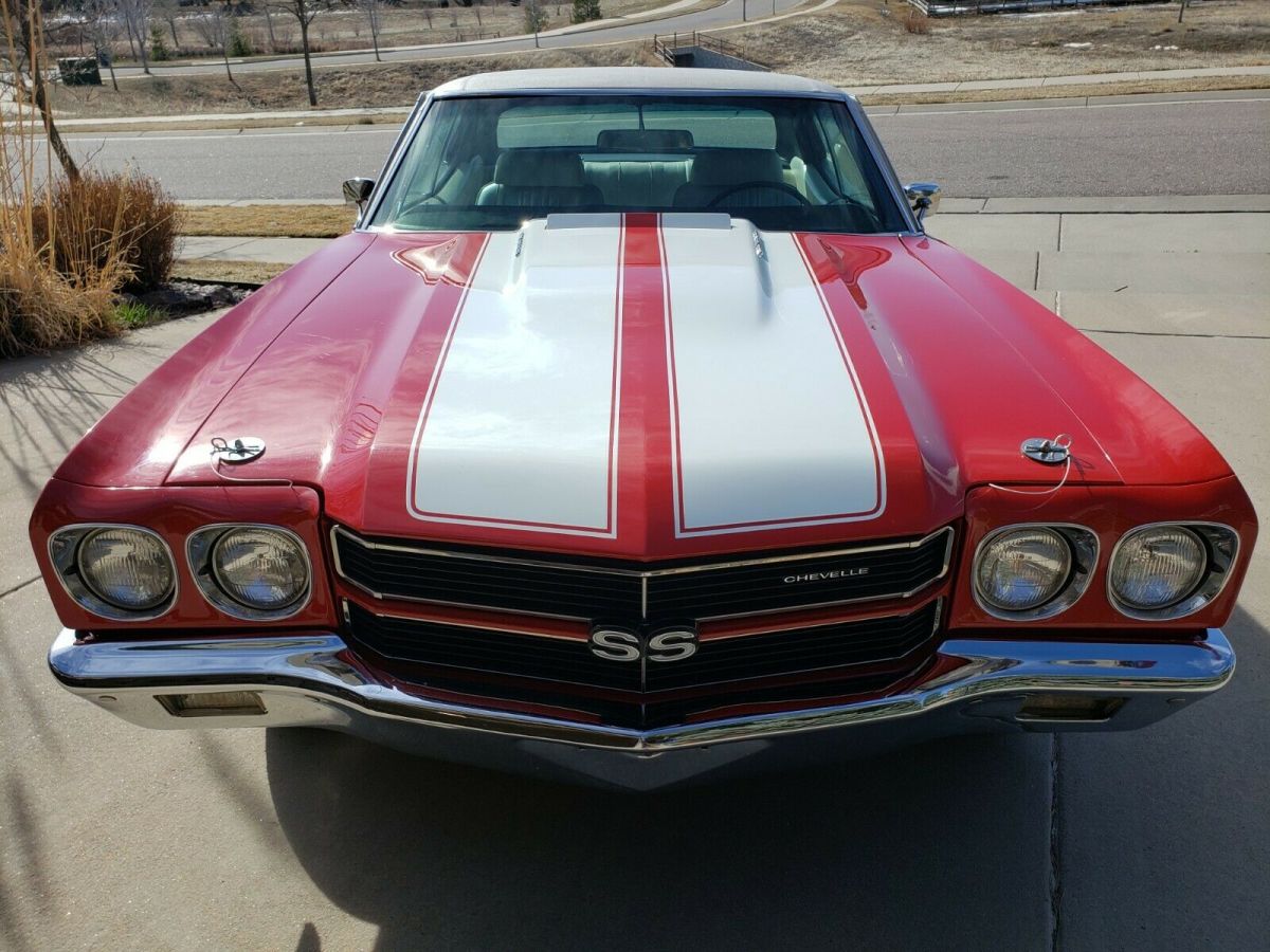 1970 Red Chevrolet Chevelle Coupe