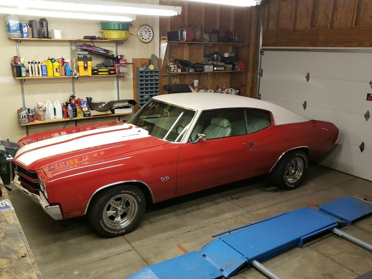 1970 Red Chevrolet Chevelle Coupe