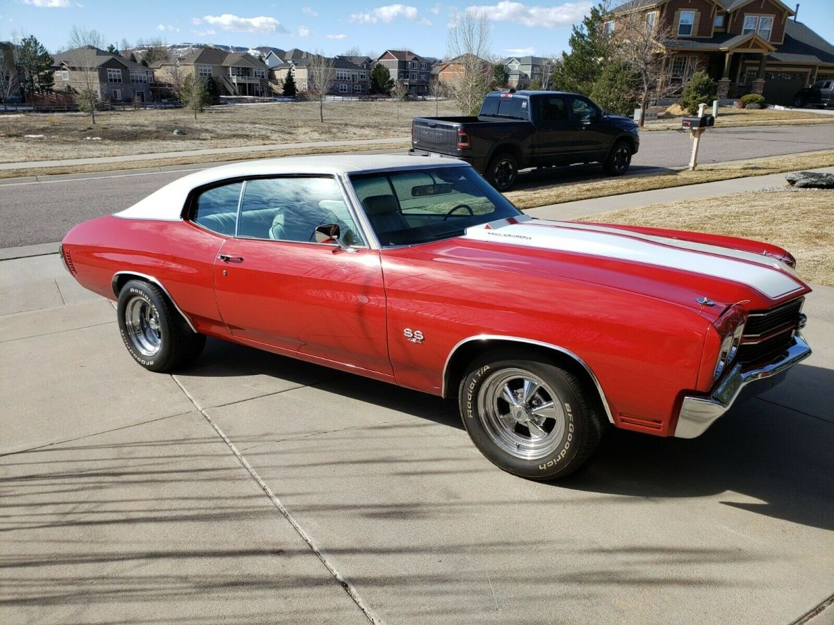 1970 Red Chevrolet Chevelle Coupe