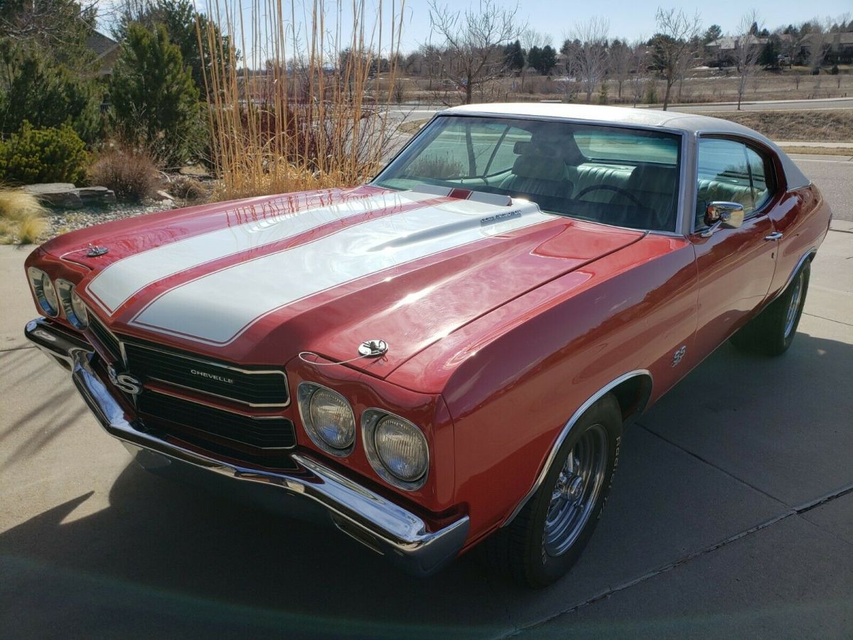 1970 Red Chevrolet Chevelle Coupe