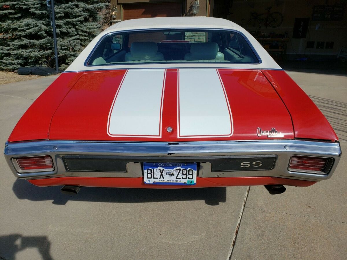 1970 Red Chevrolet Chevelle Coupe