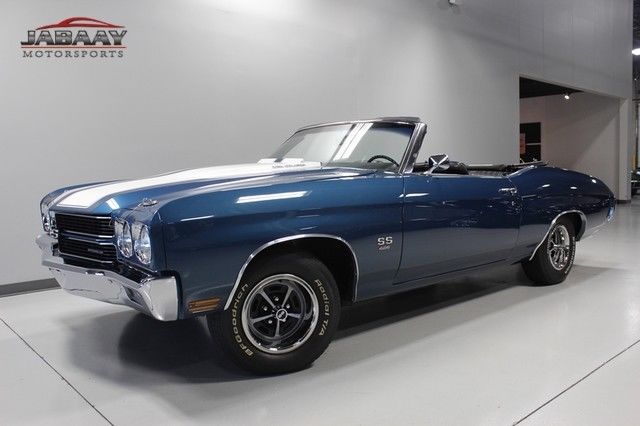 1970 Blue Chevrolet Chevelle Convertible