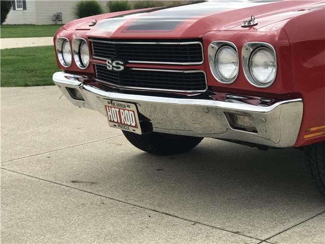 1970 Red Chevrolet Chevelle 2 door