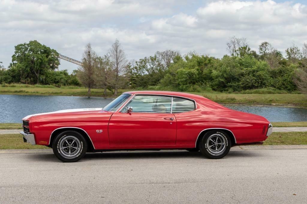 1970 Red Chevrolet Chevelle 2d : 2 Door Hard TOP