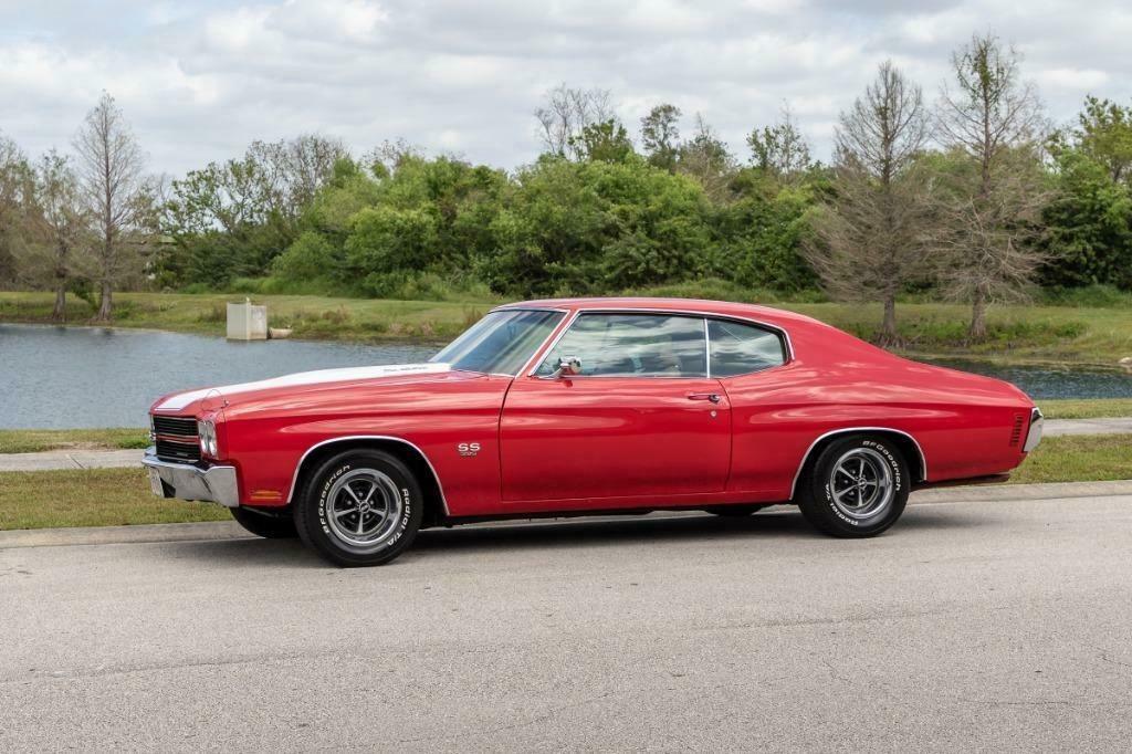 1970 Red Chevrolet Chevelle 2d : 2 Door Hard TOP