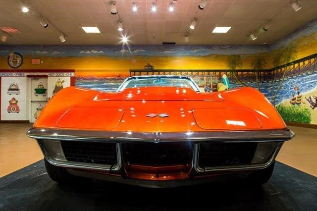 1970 Red Chevrolet Corvette --