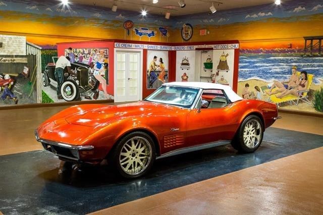 1970 Red Chevrolet Corvette --