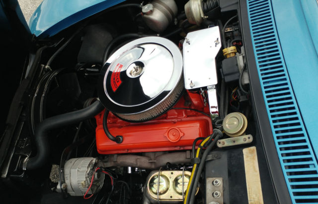 1970 Blue Chevrolet Corvette