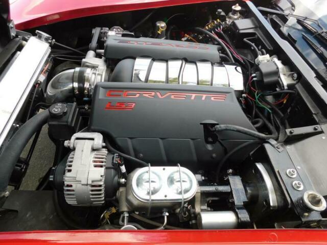 1970 Red Chevrolet Corvette --