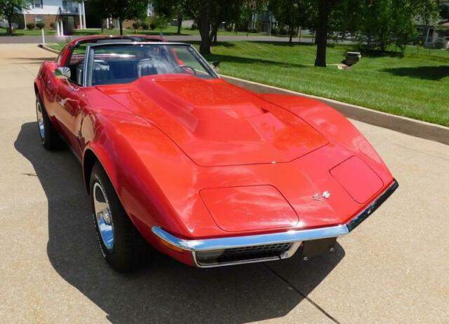 1970 Red Chevrolet Corvette --