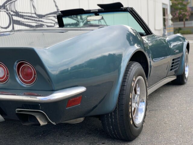 1970 Green Chevrolet Corvette Convertible