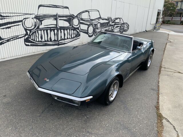 1970 Green Chevrolet Corvette Convertible