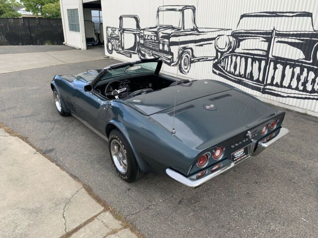 1970 Green Chevrolet Corvette Convertible