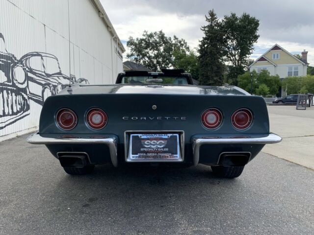 1970 Green Chevrolet Corvette Convertible