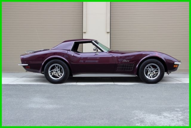 1970 Purple Chevrolet Corvette Convertible