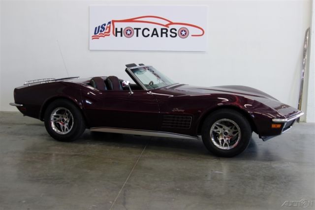 1970 Purple Chevrolet Corvette Convertible