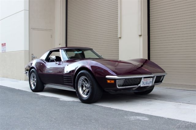 1970 Purple Chevrolet Corvette Convertible