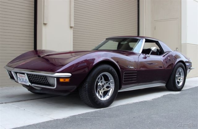 1970 Purple Chevrolet Corvette Convertible