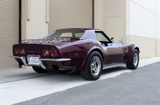 1970 Purple Chevrolet Corvette Convertible