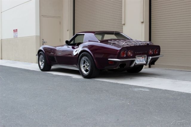 1970 Purple Chevrolet Corvette Convertible